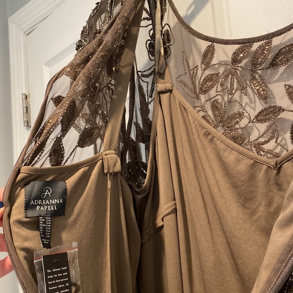 Adrianna Papell beaded gown 22W NWT - Picture 13 of 14